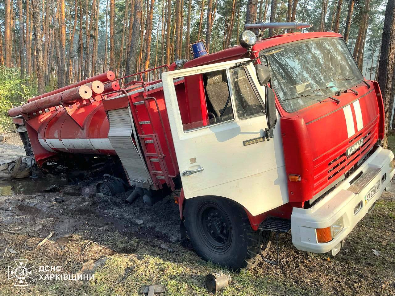 Підірвався пожежний автомобіль, є постраждалі: Новини Харкова